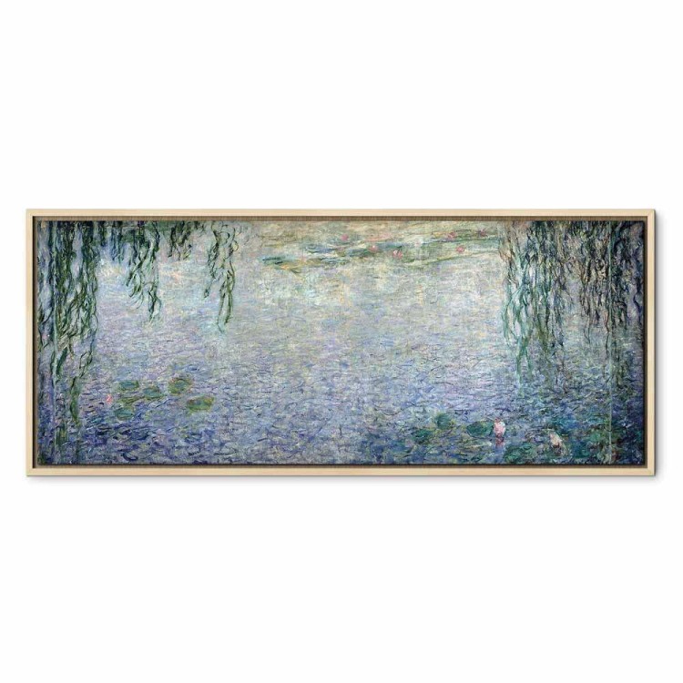 Obraz - Claude Monet – Nenufary (lilie wodne): dwie wierzby płaczące