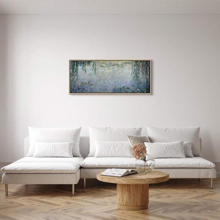 Obraz - Claude Monet – Nenufary (lilie wodne): dwie wierzby płaczące