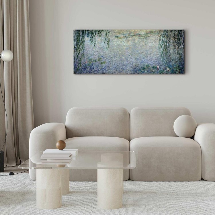 Obraz - Claude Monet – Nenufary (lilie wodne): dwie wierzby płaczące