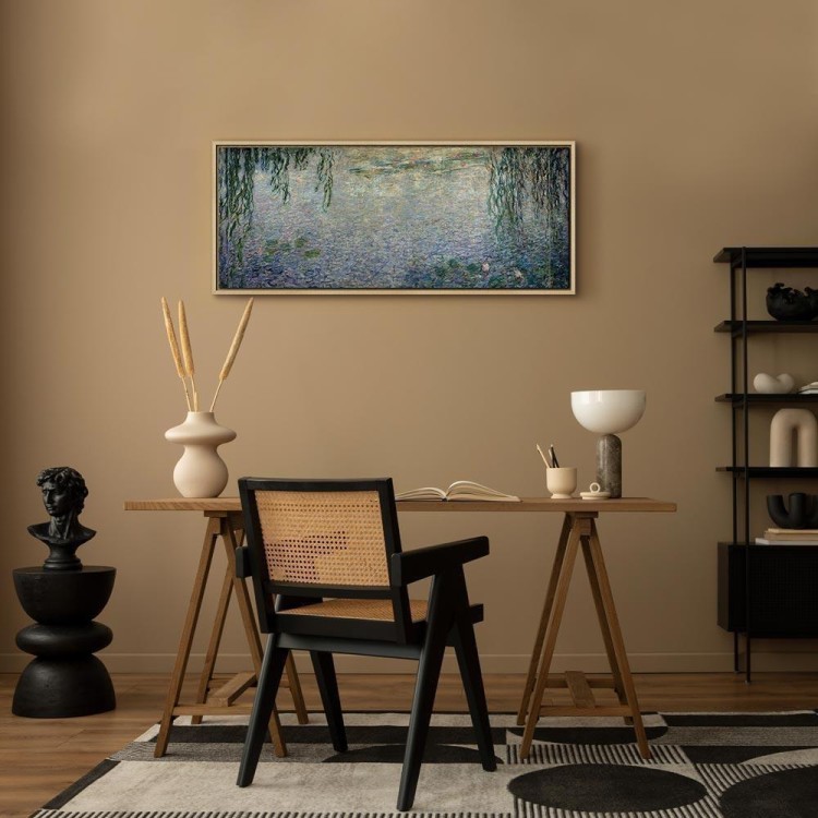 Obraz - Claude Monet – Nenufary (lilie wodne): dwie wierzby płaczące