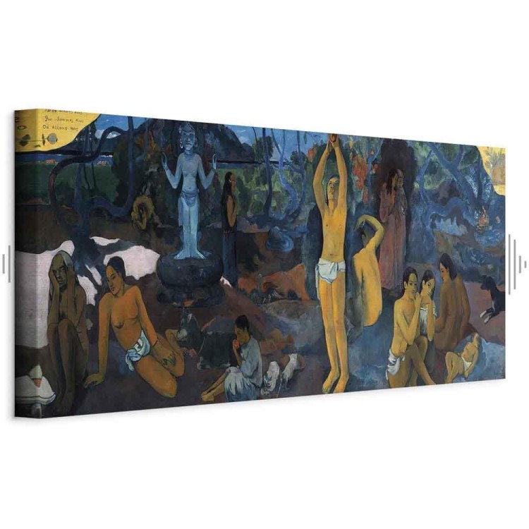 Obraz - Paul Gauguin – Skąd przyszliśmy? Kim jesteśmy? Dokąd idziemy?