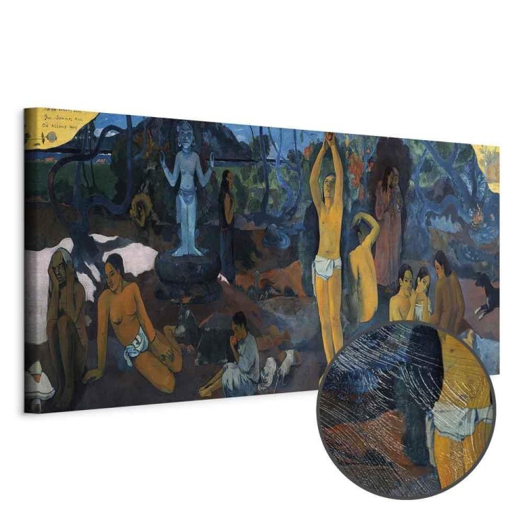 Obraz - Paul Gauguin – Skąd przyszliśmy? Kim jesteśmy? Dokąd idziemy?