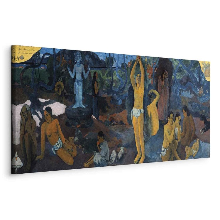 Obraz - Paul Gauguin – Skąd przyszliśmy? Kim jesteśmy? Dokąd idziemy?