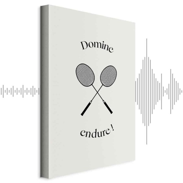 Obraz - Czarne rakiety do badmintona