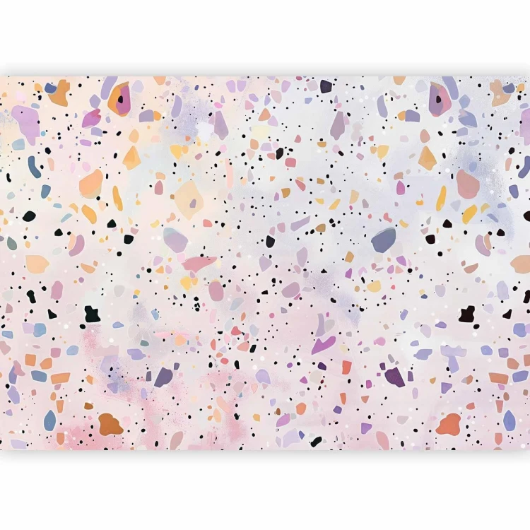 Fototapeta - Lastriko w stylu confetti fioletowo-różowy kolorowy wzór