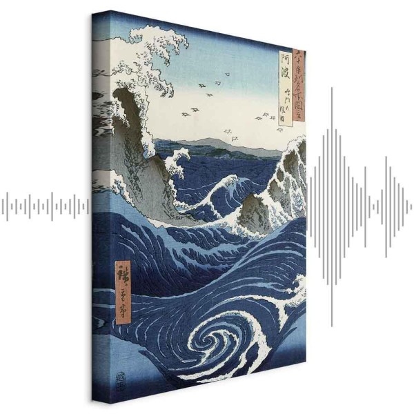 Obraz - Utagawa Hiroshige – Widok na wiry Naruto w Awa