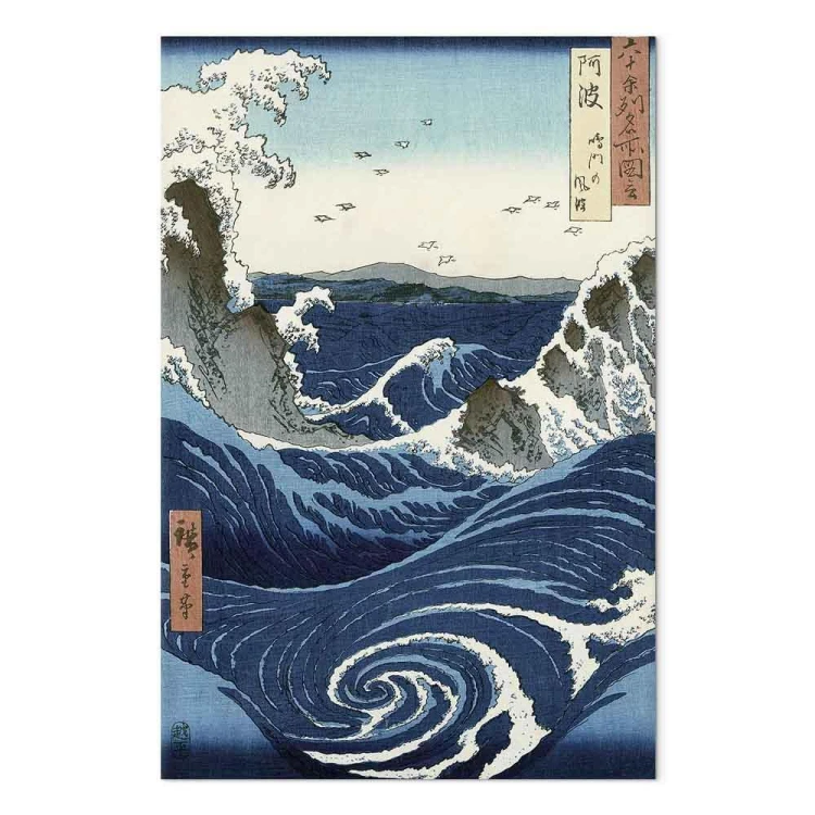 Obraz - Utagawa Hiroshige – Widok na wiry Naruto w Awa