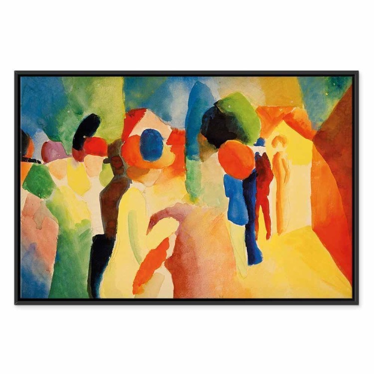 Obraz - August Macke – Kobieta w żółtym płaszczu