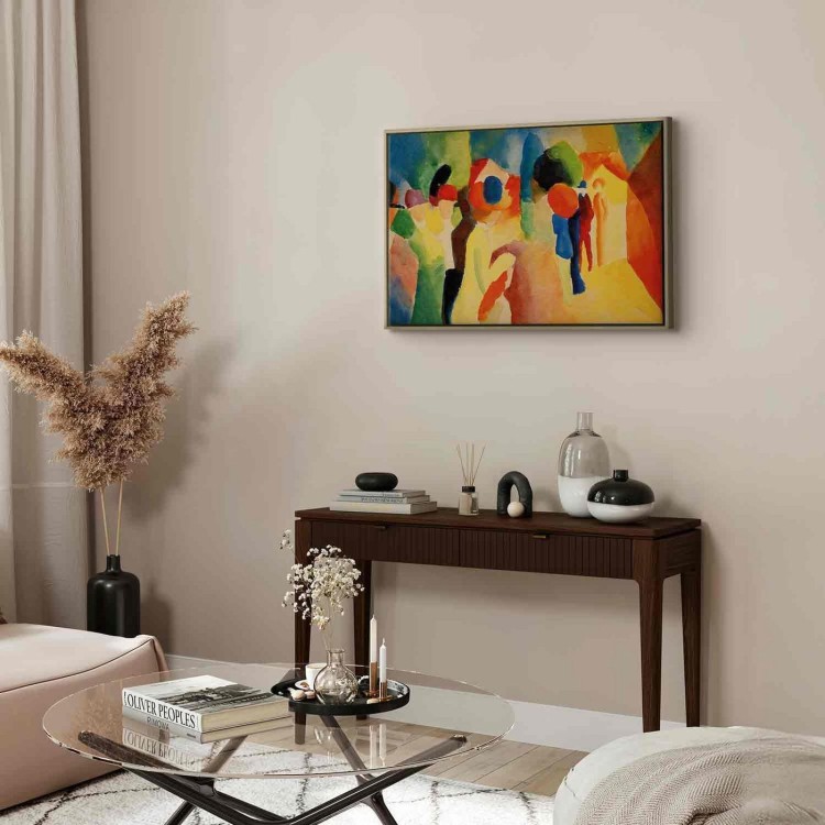 Obraz - August Macke – Kobieta w żółtym płaszczu