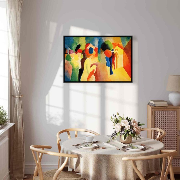 Obraz - August Macke – Kobieta w żółtym płaszczu