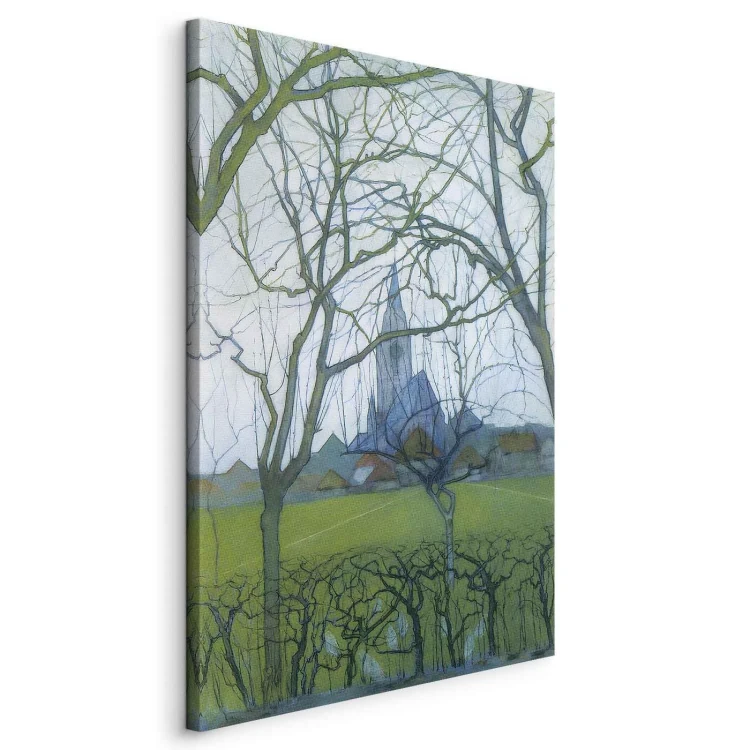 Obraz - Piet Mondrian – Kościół Św Jakuba