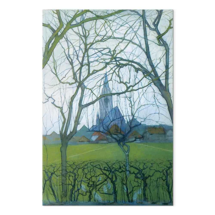 Obraz - Piet Mondrian – Kościół Św Jakuba