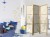 Parawan japoński - Poranek na polanie - różnorodne pastelowe rośliny na beżowym tle