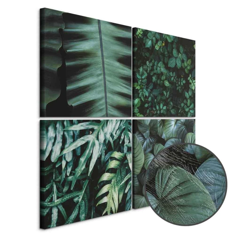 Obraz - Botaniczna głębia (4-częściowy)