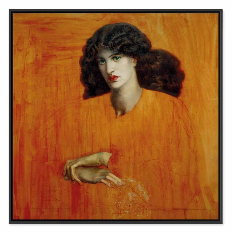 Obraz - Dante Gabriel Rossetti – Kobieta w oknie