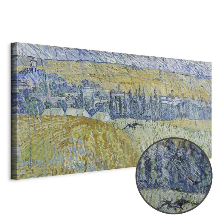 Obraz - Vincent Van Gogh – Pejzaż Auvers w deszczu