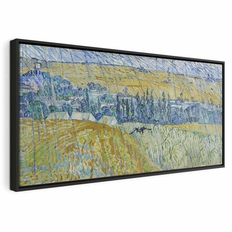 Obraz - Vincent Van Gogh – Pejzaż Auvers w deszczu