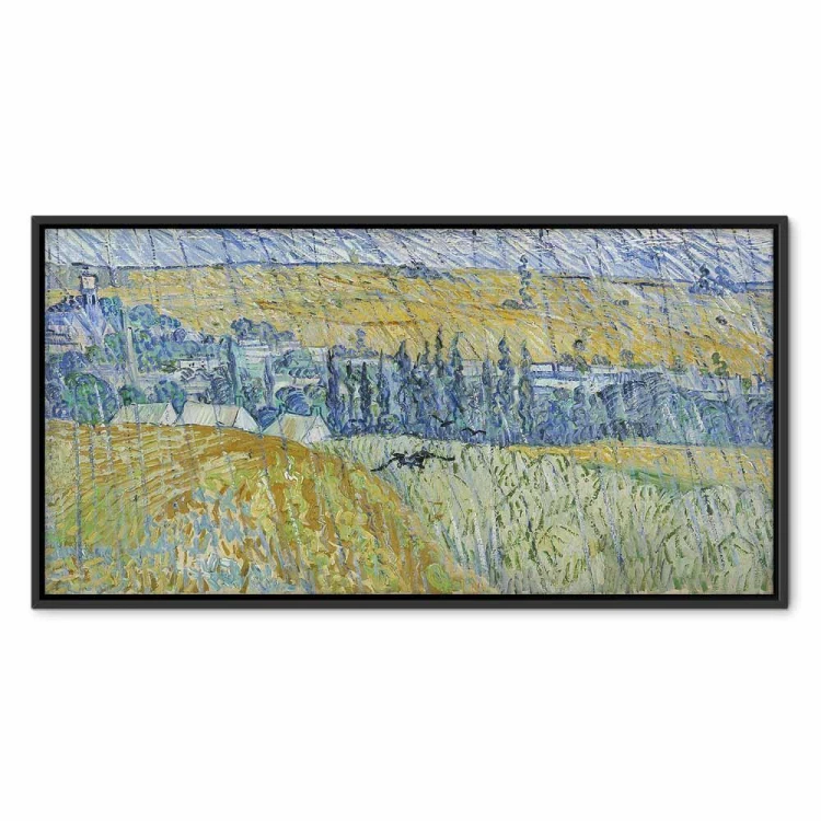 Obraz - Vincent Van Gogh – Pejzaż Auvers w deszczu
