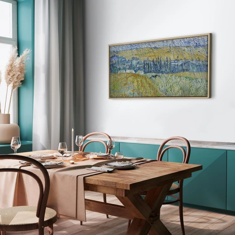 Obraz - Vincent Van Gogh – Pejzaż Auvers w deszczu
