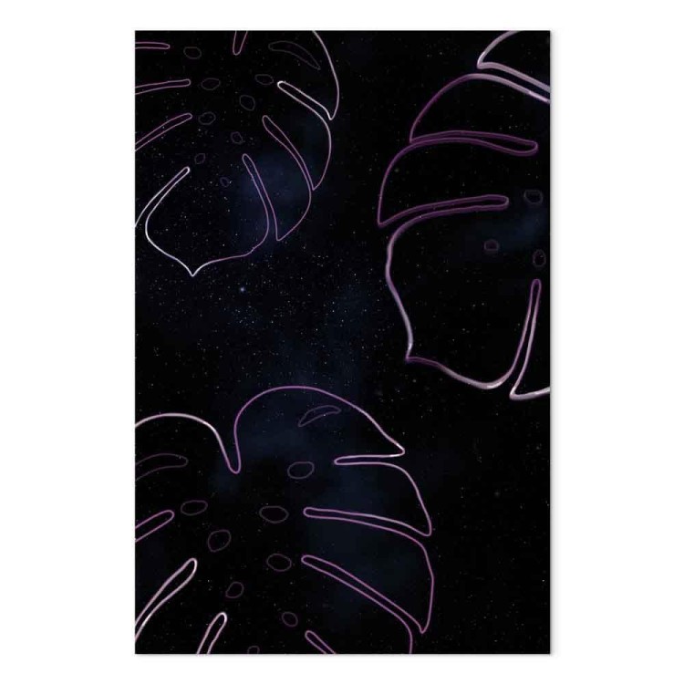 Obraz - Galaktyczna monstera (1-częściowy) pionowy