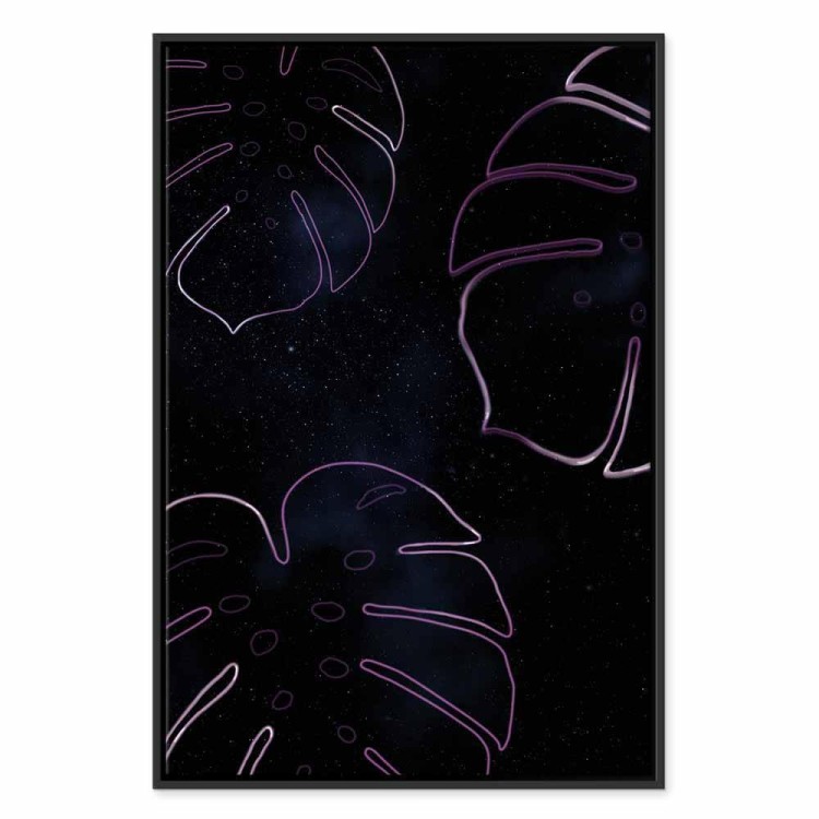 Obraz - Galaktyczna monstera (1-częściowy) pionowy