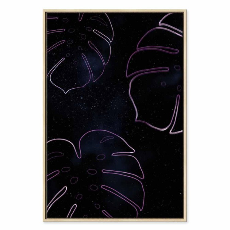 Obraz - Galaktyczna monstera (1-częściowy) pionowy