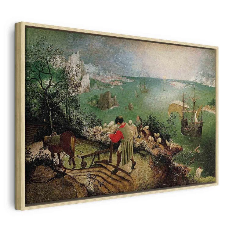 Obraz - Pieter Bruegel (starszy) – Pejzaż z upadkiem Ikara