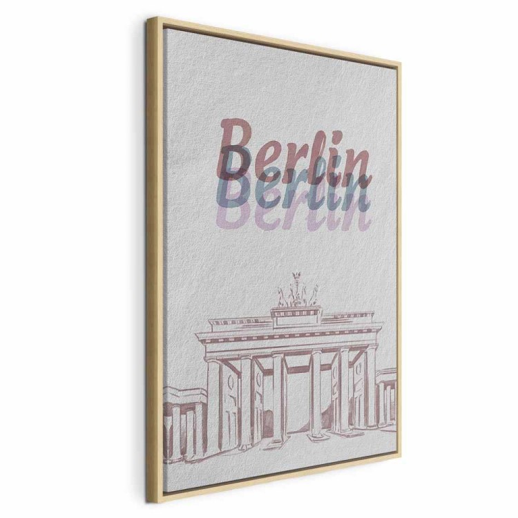 Obraz - Berlin w akwarelach (1-częściowy) pionowy