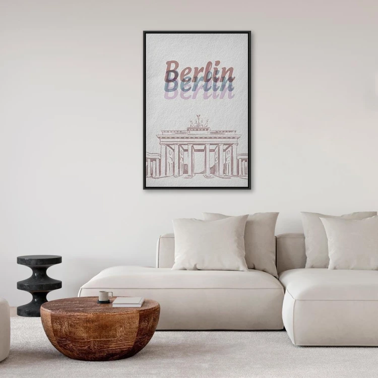 Obraz - Berlin w akwarelach (1-częściowy) pionowy