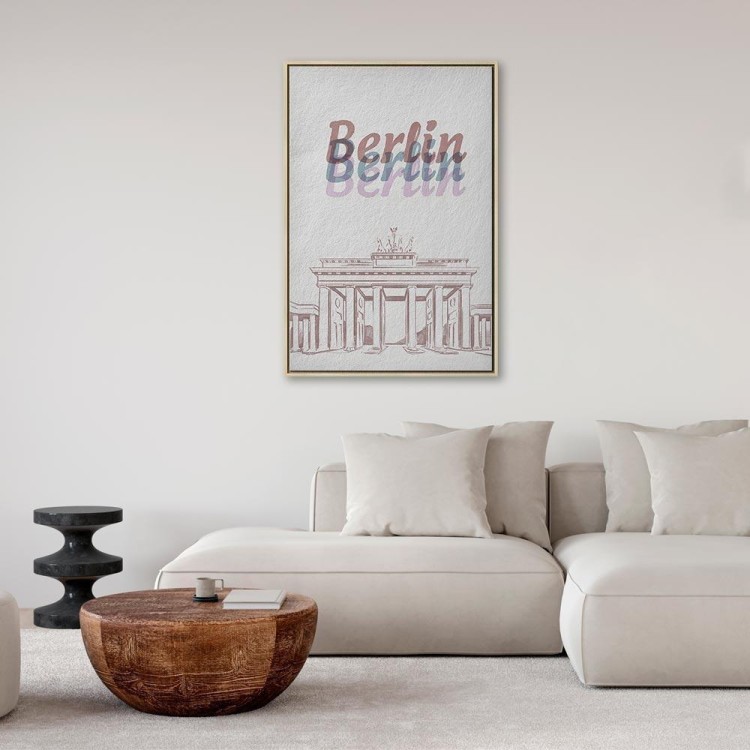 Obraz - Berlin w akwarelach (1-częściowy) pionowy