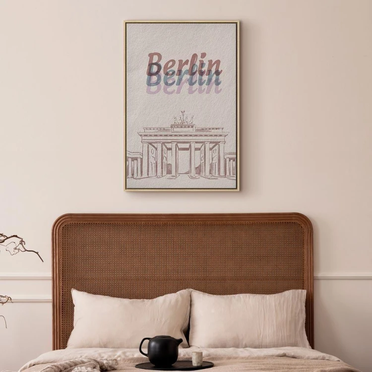 Obraz - Berlin w akwarelach (1-częściowy) pionowy