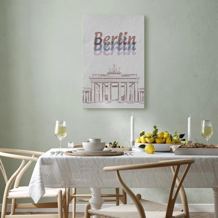 Obraz - Berlin w akwarelach (1-częściowy) pionowy