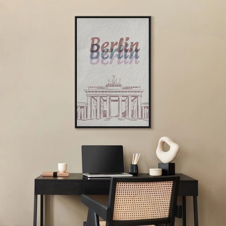 Obraz - Berlin w akwarelach (1-częściowy) pionowy