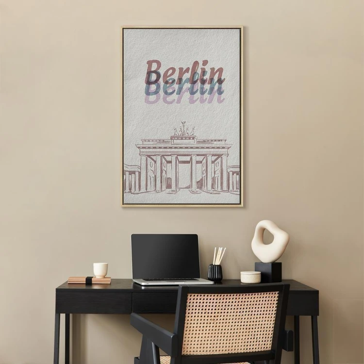 Obraz - Berlin w akwarelach (1-częściowy) pionowy