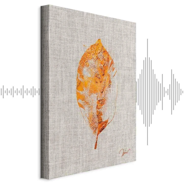 Obraz - Złota flora (1-częściowy) pionowy