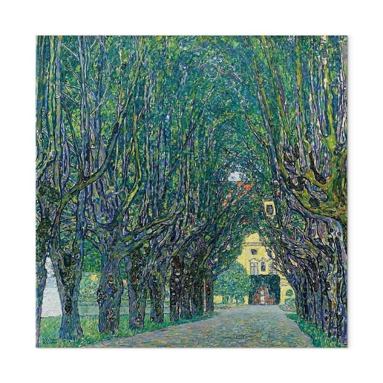 Obraz - Gustav Klimt – Aleja drzew w parku przy zamku Kammer