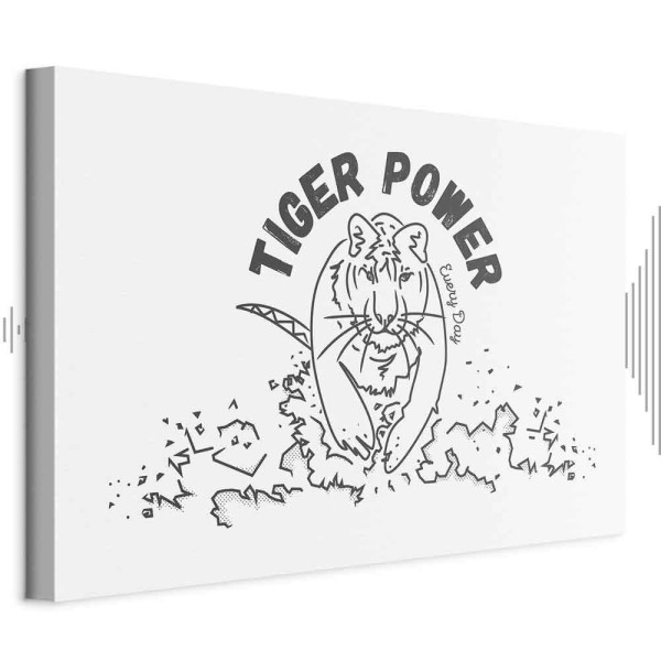 Obraz - Tiger power (1-częściowy) szeroki