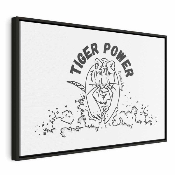 Obraz - Tiger power (1-częściowy) szeroki