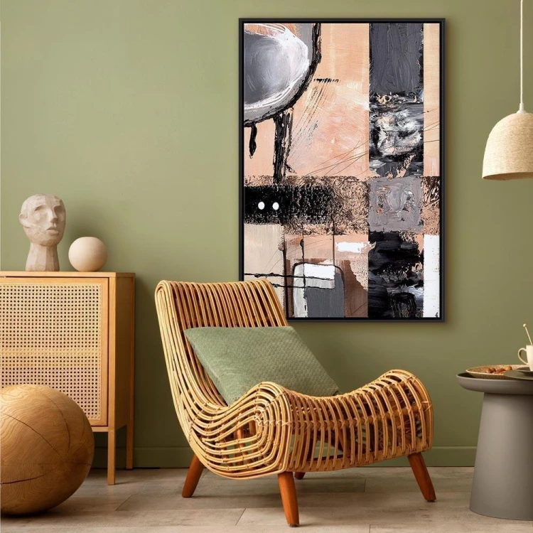 Obraz - Zaklęte wizje (1-częściowy) - artystyczne tło w abstrakcyjnej formie