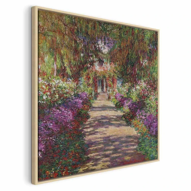 Obraz - Claude Monet – Ścieżka w ogrodzie w Giverny