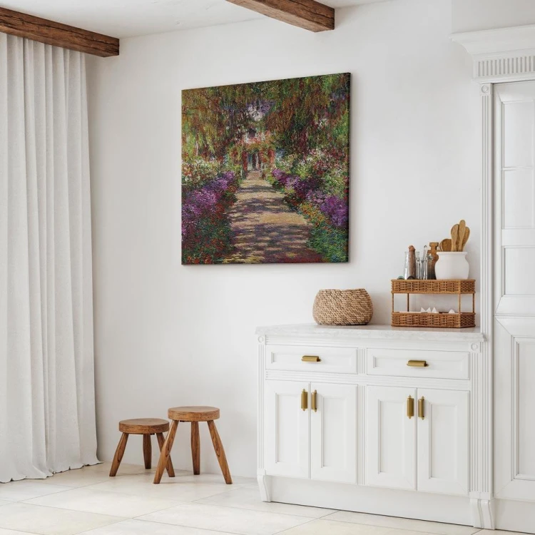 Obraz - Claude Monet – Ścieżka w ogrodzie w Giverny