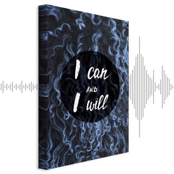 Obraz - I can and I will (1-częściowy) pionowy