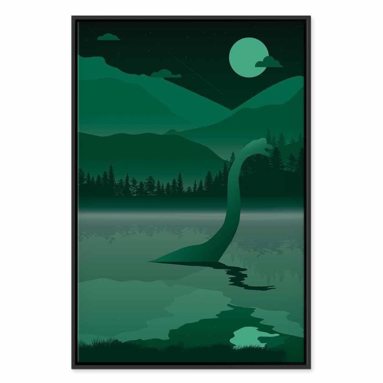 Obraz - Loch Ness (1-częściowy) pionowy