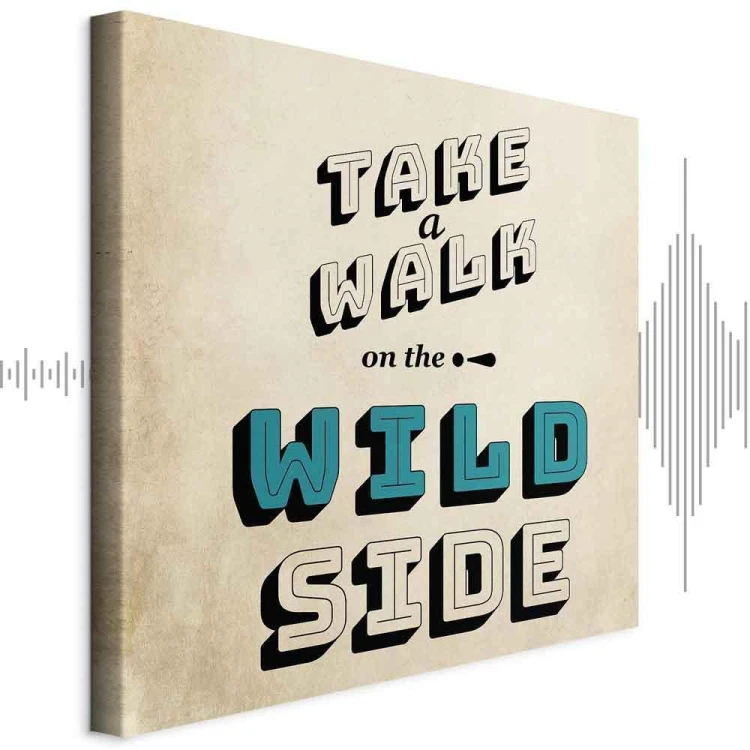 Obraz - Take Walk on the Wild Side (1-częściowy) kwadrat