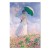 Obraz - Claude Monet – Kobieta z parasolką, zwrócona w prawo