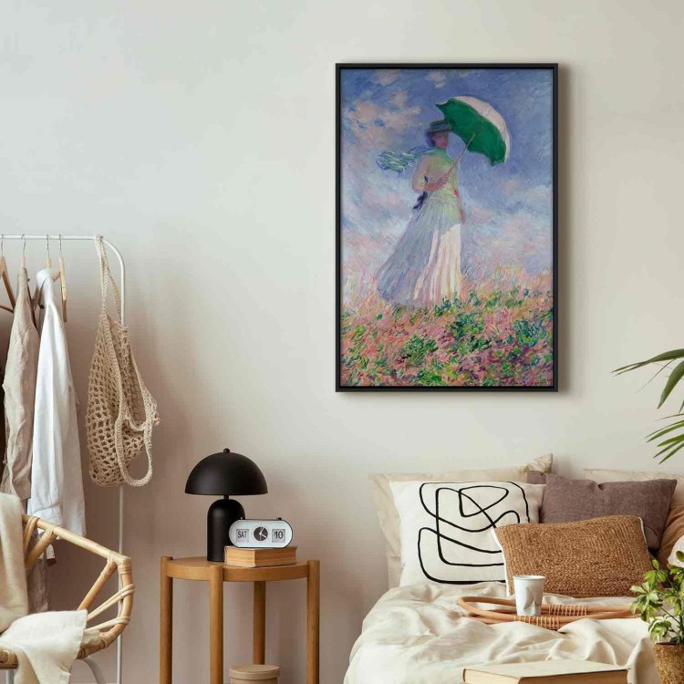 Obraz - Claude Monet – Kobieta z parasolką, zwrócona w prawo