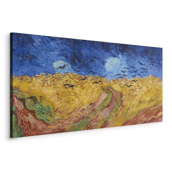 Obraz - Vincent van Gogh – Pole pszenicy z krukami