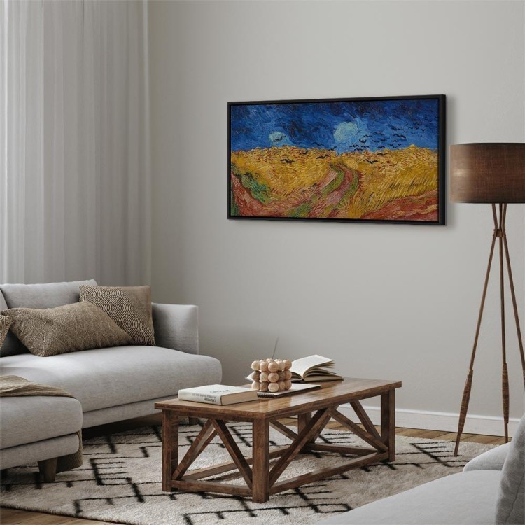 Obraz - Vincent van Gogh – Pole pszenicy z krukami