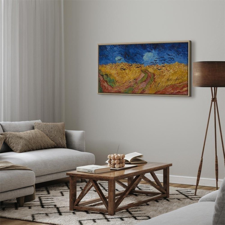 Obraz - Vincent van Gogh – Pole pszenicy z krukami