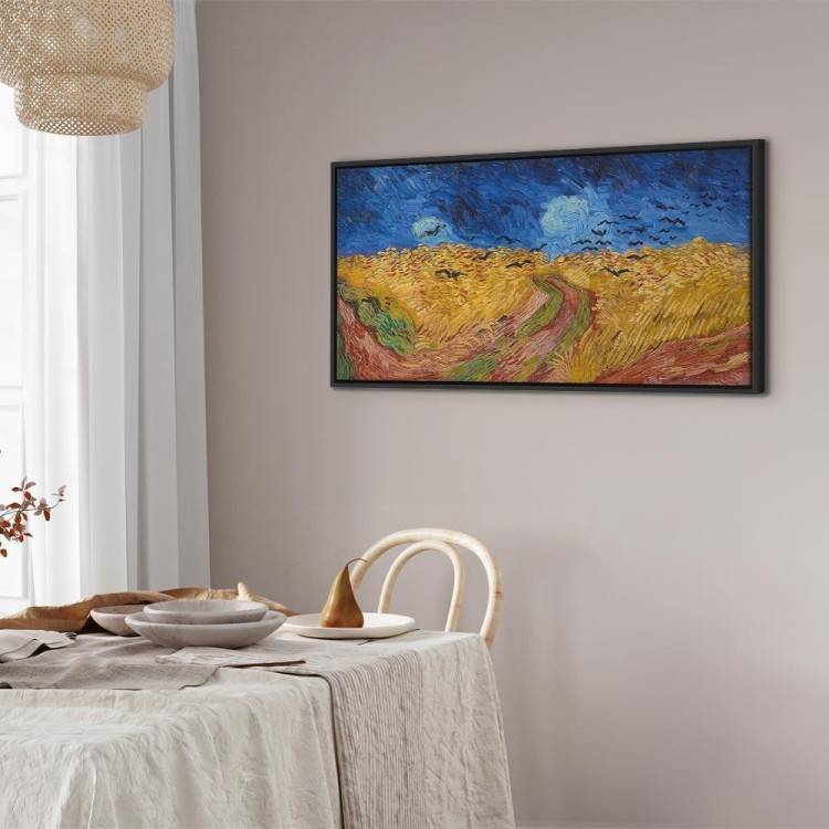 Obraz - Vincent van Gogh – Pole pszenicy z krukami